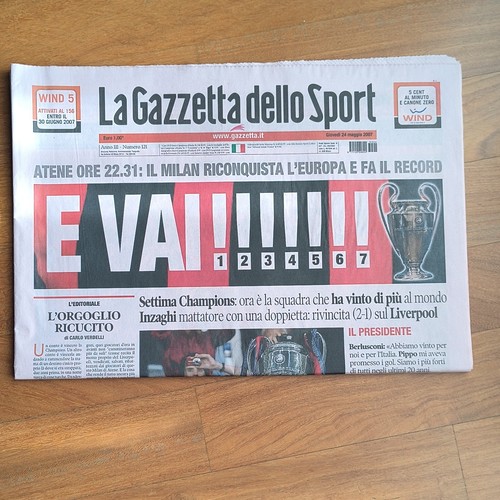 Gazzetta dello sport milan - la,