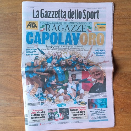 Gazzetta dello sport prima - gazzetta,