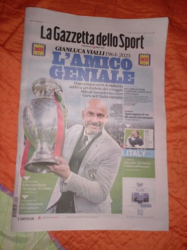 Prima pagina gazzetta dello - prima,