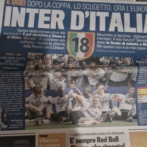 Gazzetta dello sport prima - la,