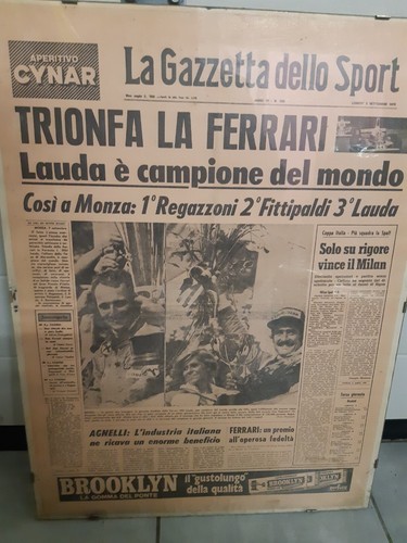 Prima pagina incorniciata - prima,