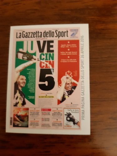 Juventus cin prima pagina - cin,