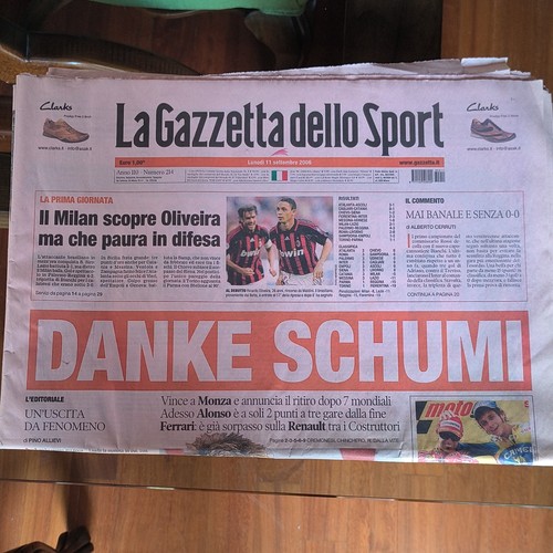 Gazzetta dello sport prima - la,